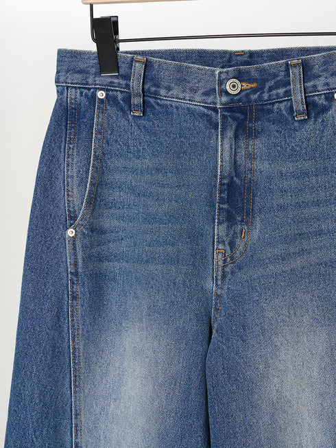 KNEE TUCK DENIM PT /Y252-31054